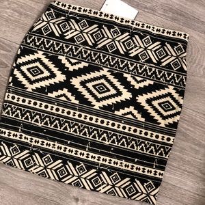 Cute Aztecs mini skirt